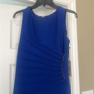 NWT gorgeous royal blue dress zipper back size 6